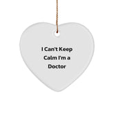 Funny Doctor Heart Ornament Gifts from Family for Doctor Men Christmas Unique Gifts - Image 1
